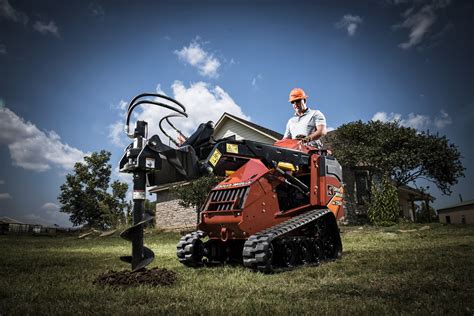 ditch witch mini skid steer auger|auger attachments.